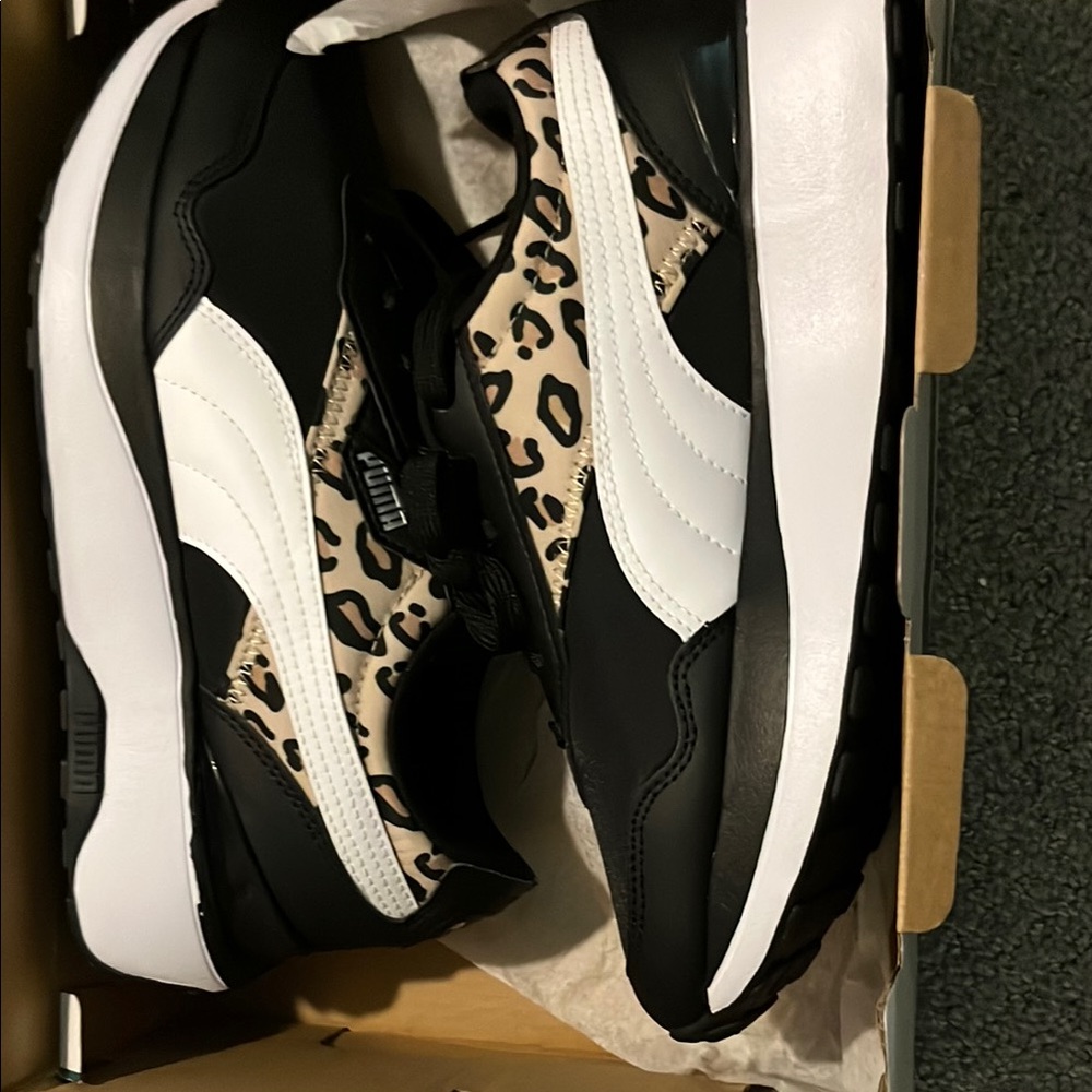 Puma Black and White Sneakers for Everyday Style